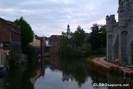 Postcard Ghent (BE) - another canal