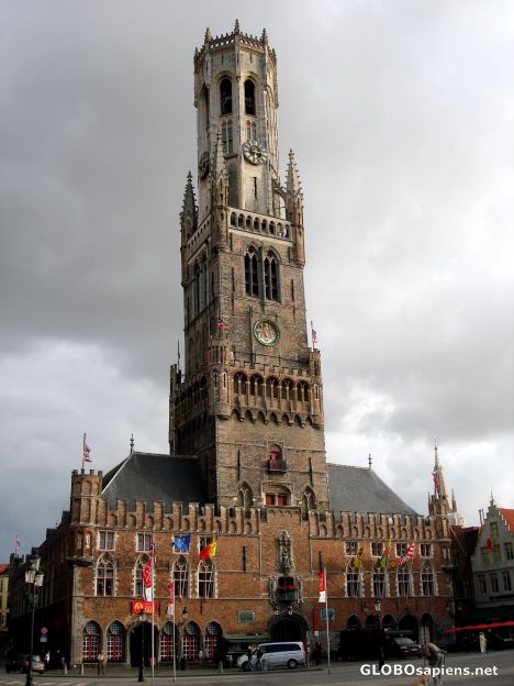 Postcard The belfry