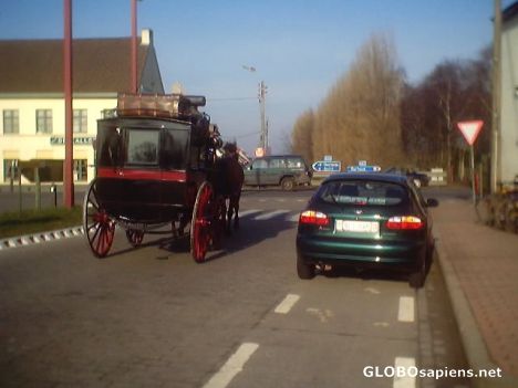 Postcard Moere, transport