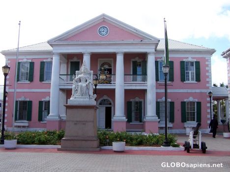 Postcard Parliament Square Downtown Nassau
