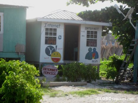 Postcard Rural Internet Cafe