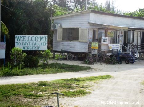 Postcard Caye Caulker Airstrip