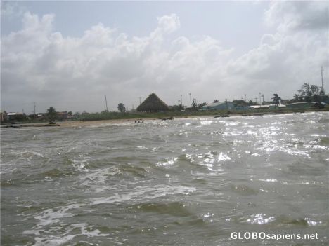 Postcard Sea at Dangriga