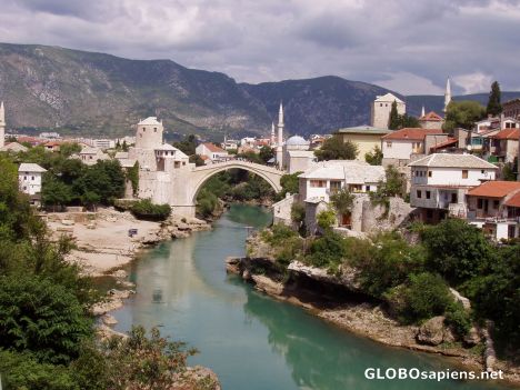 Postcard PEARL OF BOSNIA - OLD MOSTAR