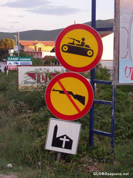 Postcard ZONE OF PEACE