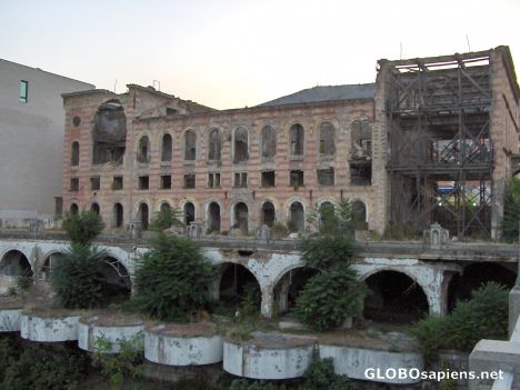 Postcard Remains of the war
