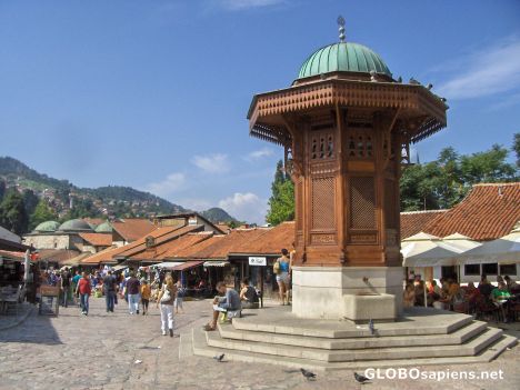 Postcard Bacsarija Sarajevo