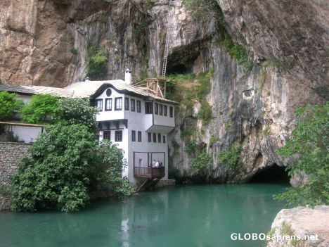 Postcard Magical Blagaj Dervish Tekke
