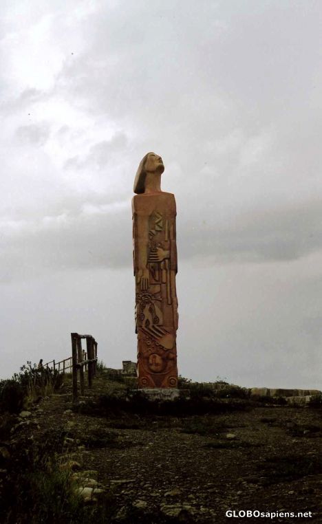 Postcard On the hills over looking La Paz