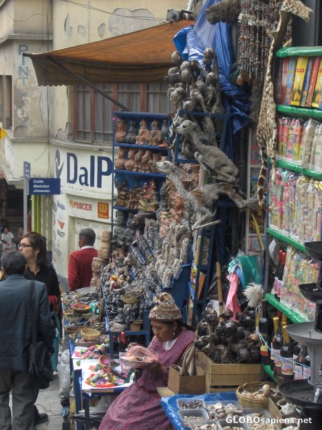Postcard Mercado de los Brujos