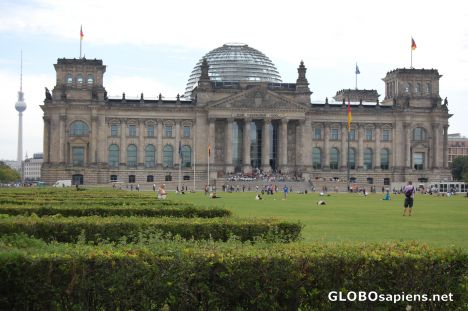 Postcard Reichstag, German Parliament Building