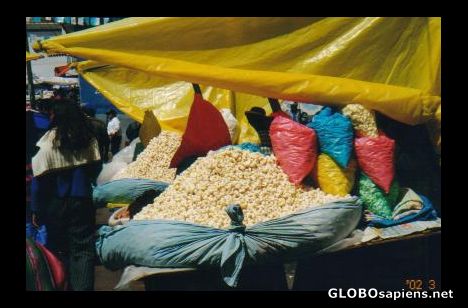 Postcard Popcorn shop
