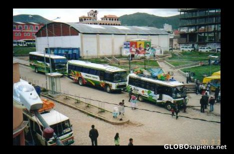 Postcard Local Bus Station