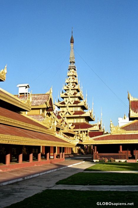 Postcard Mandalay Palace, Inside the Walled 'Royal City'