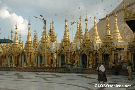 Postcard Shwedagon Pagoda