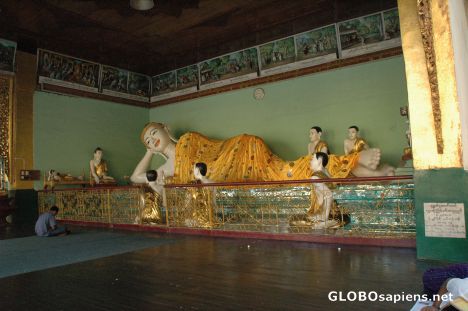 Postcard Shwedagon Pagoda
