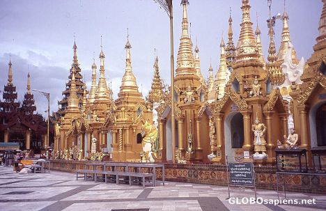 Postcard Shwedagon Pagoda