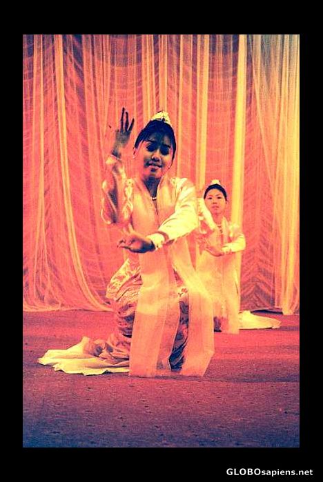 Postcard Burmese Classical Dancers