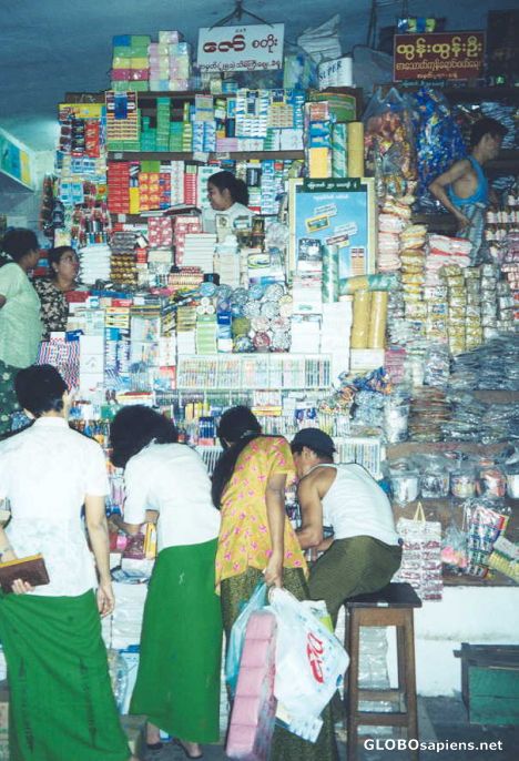 Postcard Dry Goods Market, Chinatown
