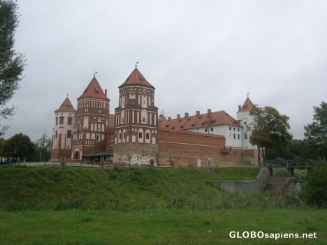 Postcard The famous castle