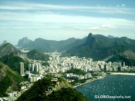 Postcard Destination the Christ the Redeemer