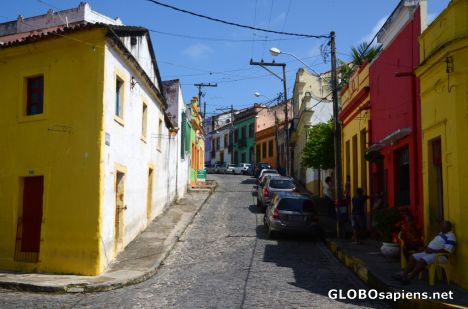 Postcard Olinda, PE (BR) - R. Bernardo Vieira de Melo