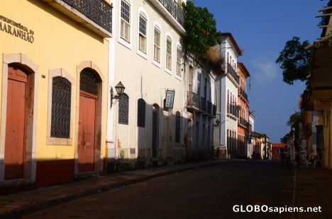 Postcard Sao Luis, MA (BR) - colourful facades 2