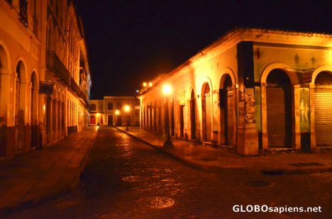 Postcard Sao Luis, MA (BR) - Largo do Comercio at night 1