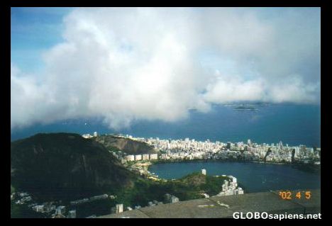 Postcard View of the lake in Rio