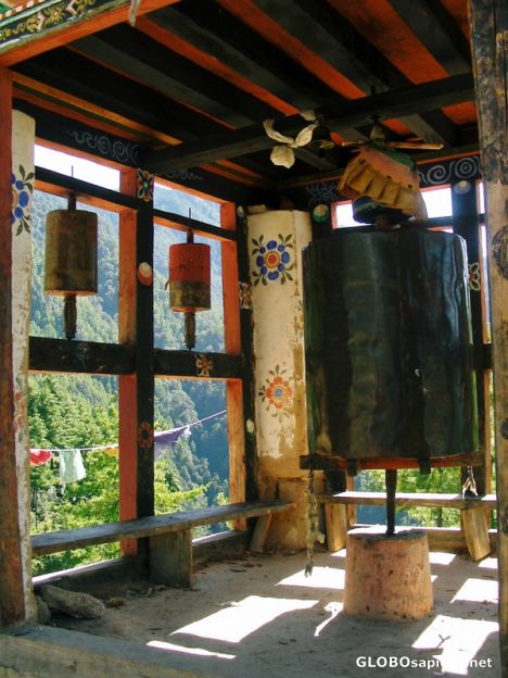 Postcard Inside Taksang Chorten