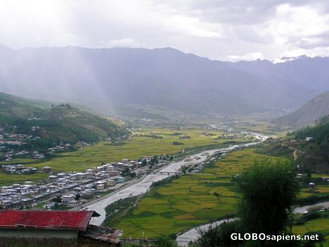 Postcard Valley of Paro 1