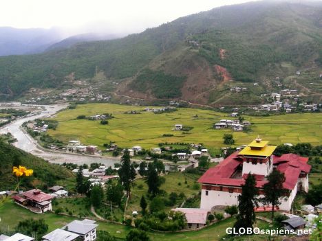 Postcard Valley of Paro 2