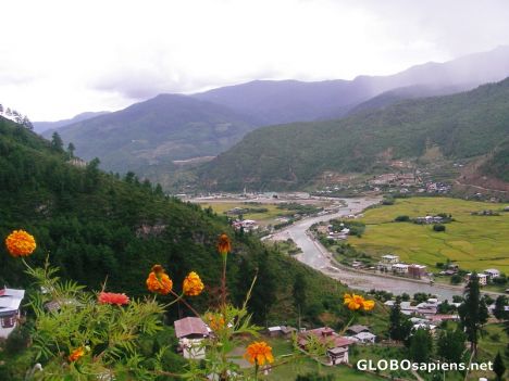 Postcard Valley of Paro 3
