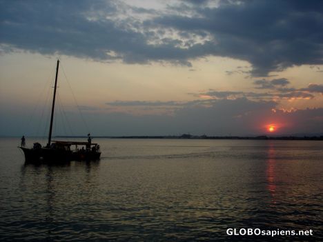 Postcard Sunset in July