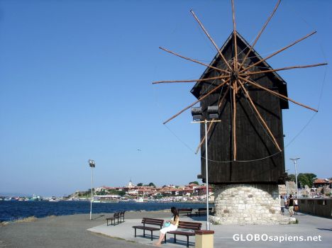 Postcard Windmill