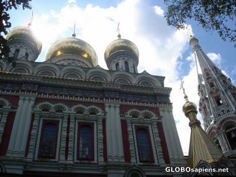 Postcard Gold-plated domes