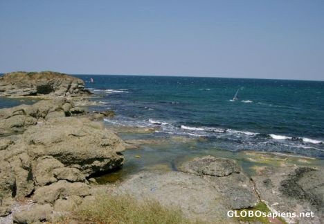 Postcard Bulgaria, Loznets, The Beach