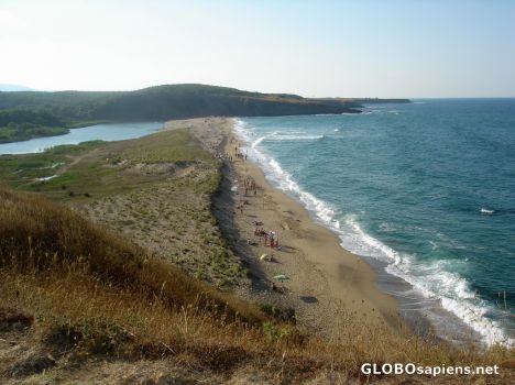 Postcard Veleka river's mouth