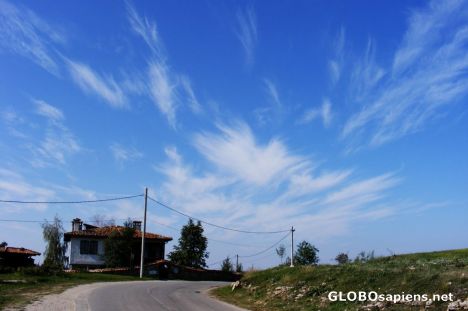 Postcard The sky