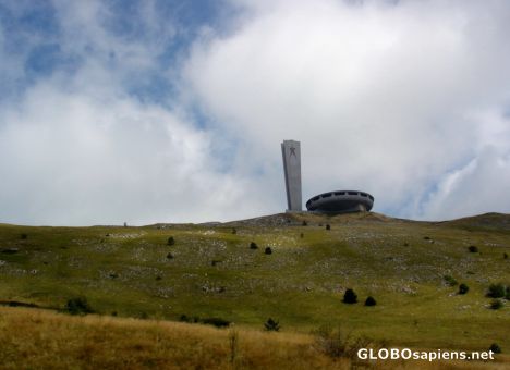 Postcard Buzludzha monument 2