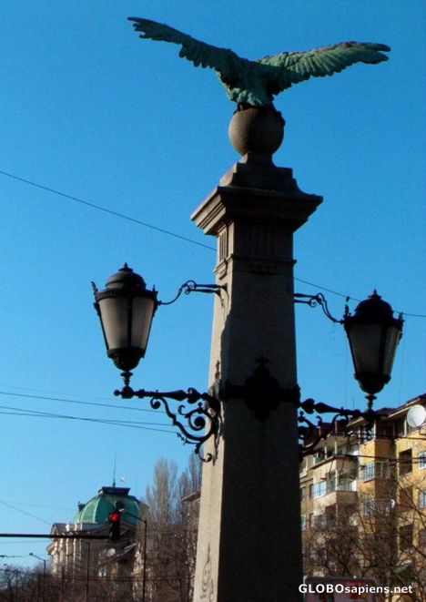 Postcard the Eagles' bridge