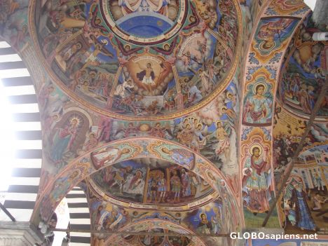 Postcard Rilski Monestery, Bulgaria