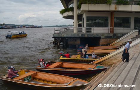 Postcard Bandar Seri Bagawan Jetty Brunei