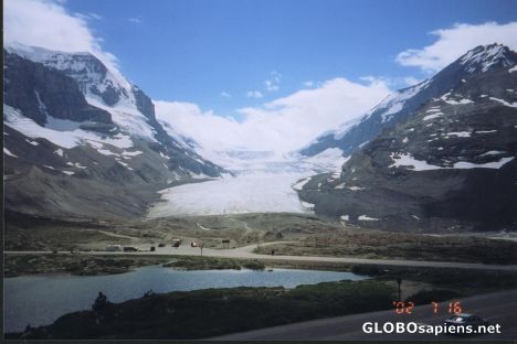 Postcard Columbia Icefield