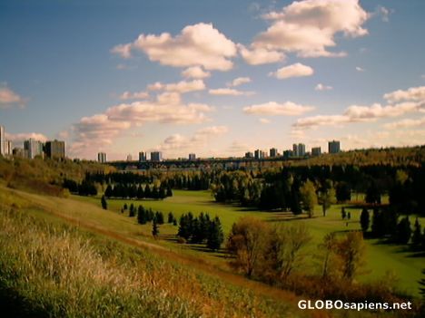 Postcard Edmonton's River Valley