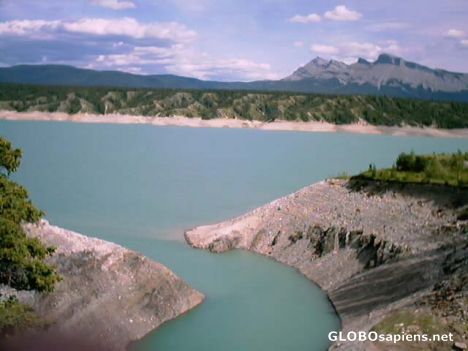 Postcard Lake Abraham
