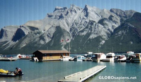 Postcard Lake Minnewanka