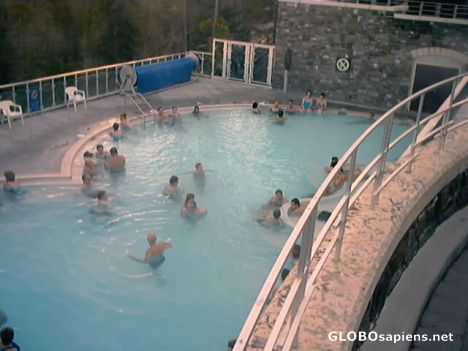 Postcard Upper Hot Springs