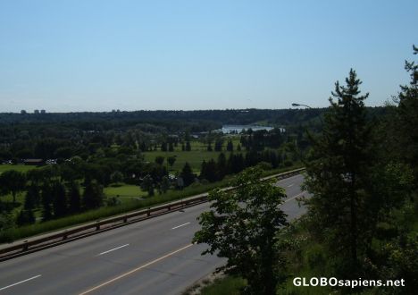 Postcard Edmonton's River Valley