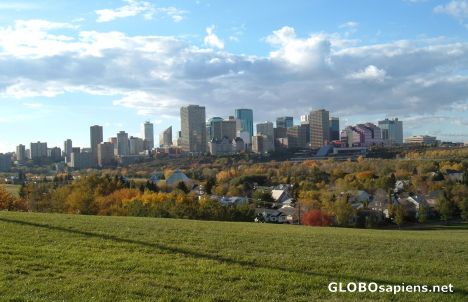Postcard Edmonton's Skyline